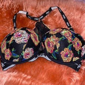 PINK Date Push-Up Front Close Bra 34DD